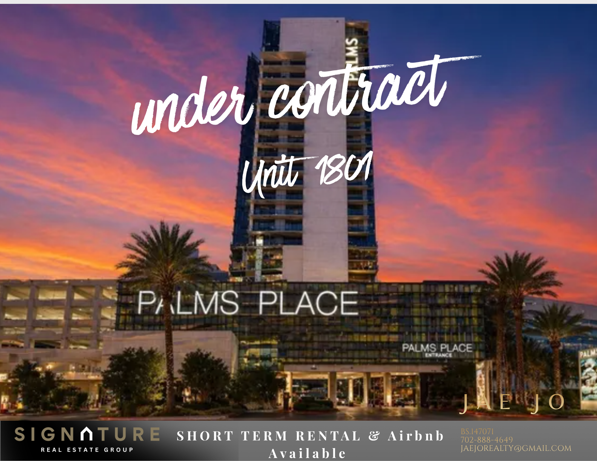Palms Place 투자 기회 2건 - short term rental or Airbnb 